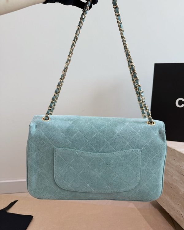 CN Suede Souplissimo Maxi Flap Bag QA CN Suede Souplissimo Maxi Flap Bag QA