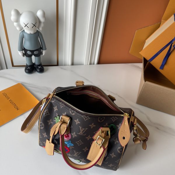 LV Speedy Bandoulière Monogram Patch Embroidery Bag M13282-M15241 BC LV Speedy Bandoulière Monogram Patch Embroidery Bag M13282-M15241 BC