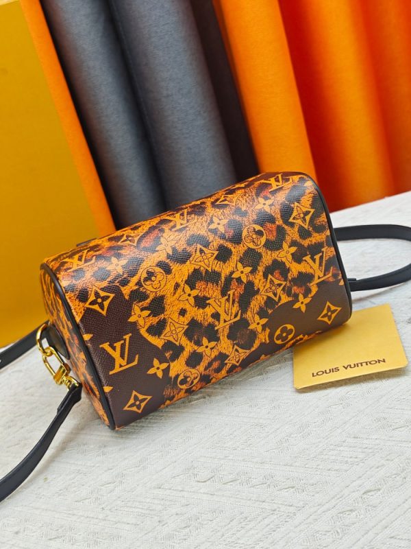 LV Speedy Bandoulière 20 Monogram Leopard Canvas Bag M58953 BC