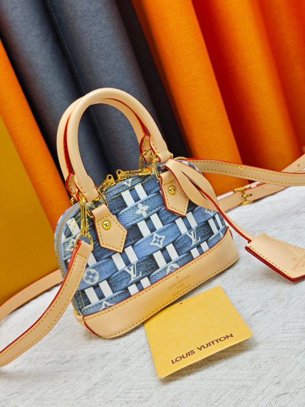 LV Alma Monogram Denim Woven Bag M28902-M53152 BC