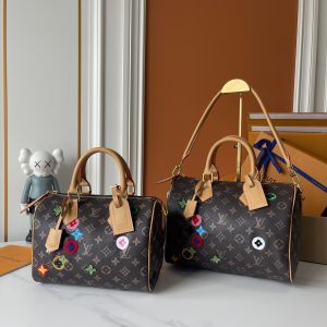 LV Speedy Bandoulière Monogram Patch Embroidery Bag M13282-M15241 BC