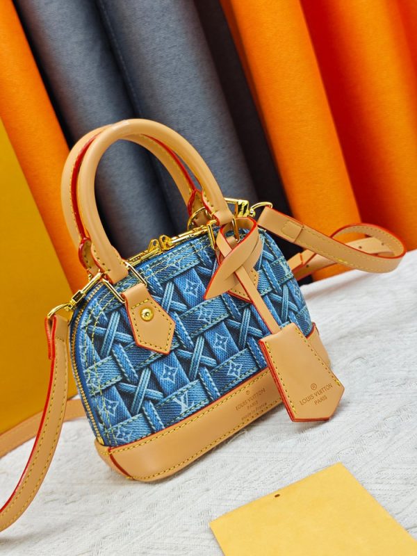 LV Alma Monogram Denim Woven Bag M28902-M53152 BC