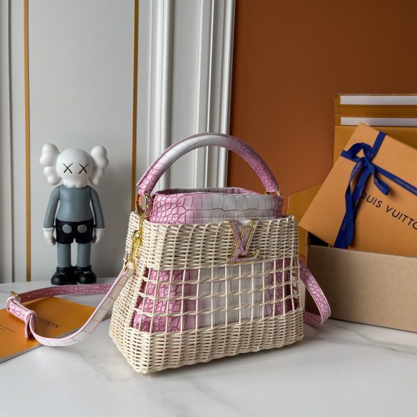 LV Capucines BB Wicker Bag M85481 BC