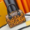 LV Speedy Bandoulière 20 Monogram Leopard Canvas Bag M58953 BC