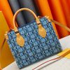 LV OnTheGo PM Monogram Denim Woven Bag M46373 BC