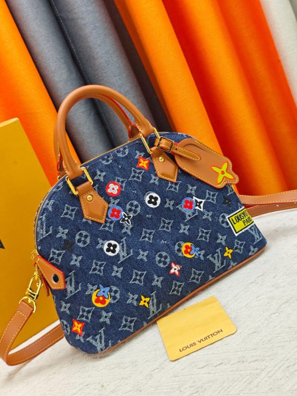LV Alma PM Monogram Denim Patches Bag M53152-M53151 BC