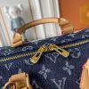 LV Speedy Bandoulière Monogram Denim Patchwork Bag M13282-M15241 BC LV Speedy Bandoulière Monogram Denim Patchwork Bag M13282-M15241 BC