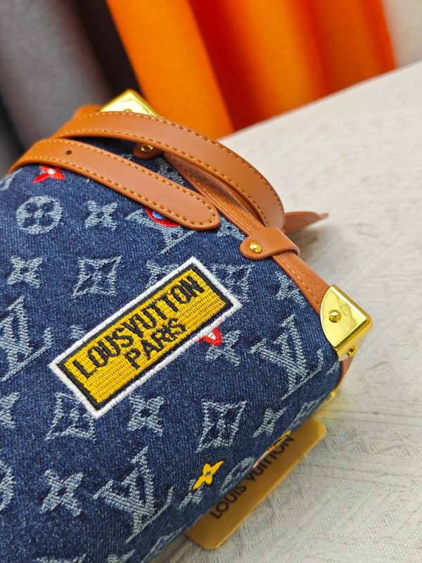 LV Side Trunk PM Monogram Denim Bag M26287-M46358 BC LV Side Trunk PM Monogram Denim Bag M26287-M46358 BC