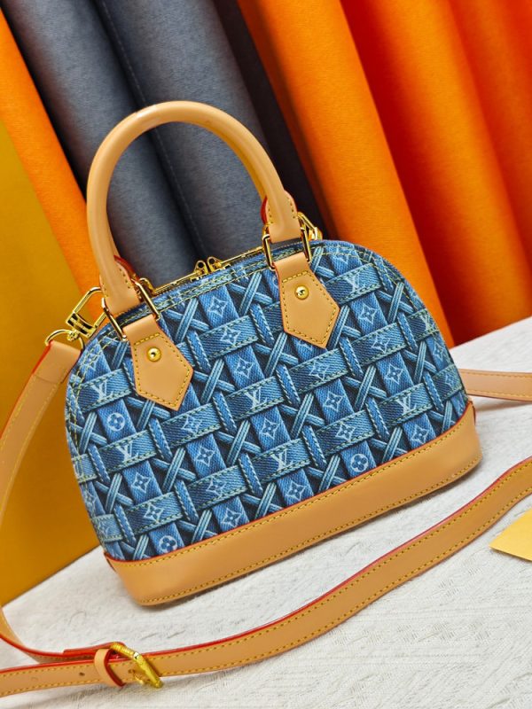LV Alma Monogram Denim Woven Bag M28902-M53152 BC