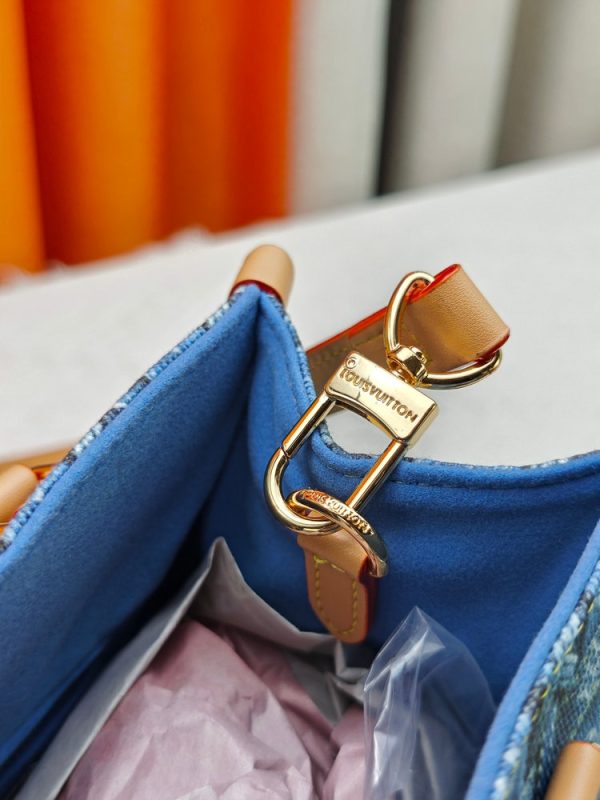 LV OnTheGo PM Monogram Denim Woven Bag M46373 BC