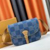 LV Montsouris Messenger MM Denim Bag N40743 BC