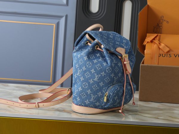 LV Montsouris PM Monogram Denim Bag M11197-M11198 BC