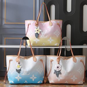 LV Monogram By The Pool Neverfull MM Bag M45680 BC