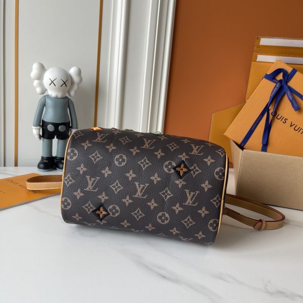 LV Speedy Bandoulière Monogram Patch Embroidery Bag M13282-M15241 BC LV Speedy Bandoulière Monogram Patch Embroidery Bag M13282-M15241 BC