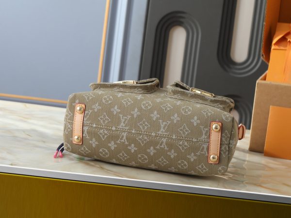 LV Baggy Monogram Denim Green Bag M27328-M27329-M28266 BC