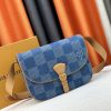 LV Montsouris Messenger MM Denim Bag N40743 BC