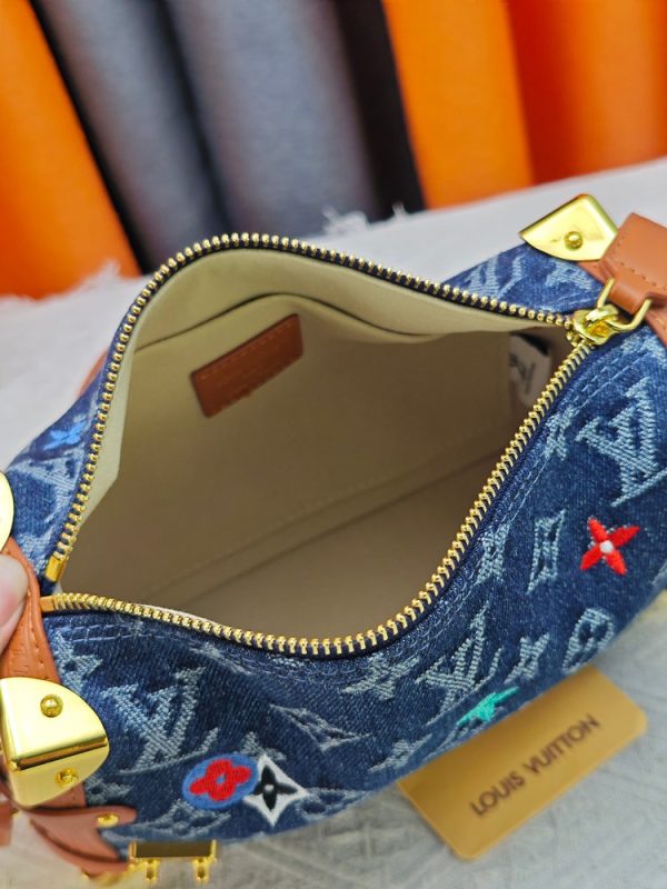 LV Side Trunk PM Monogram Denim Bag M26287-M46358 BC LV Side Trunk PM Monogram Denim Bag M26287-M46358 BC