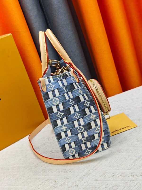 LV OnTheGo PM Monogram Denim Woven Bag M46373 BC