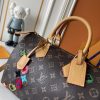 LV Speedy Bandoulière Monogram Patch Embroidery Bag M13282-M15241 BC LV Speedy Bandoulière Monogram Patch Embroidery Bag M13282-M15241 BC