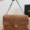 CN Suede Souplissimo Maxi Flap Bag QA CN Suede Souplissimo Maxi Flap Bag QA