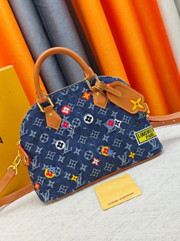 LV Alma PM Monogram Denim Patches Bag M53152-M53151 BC