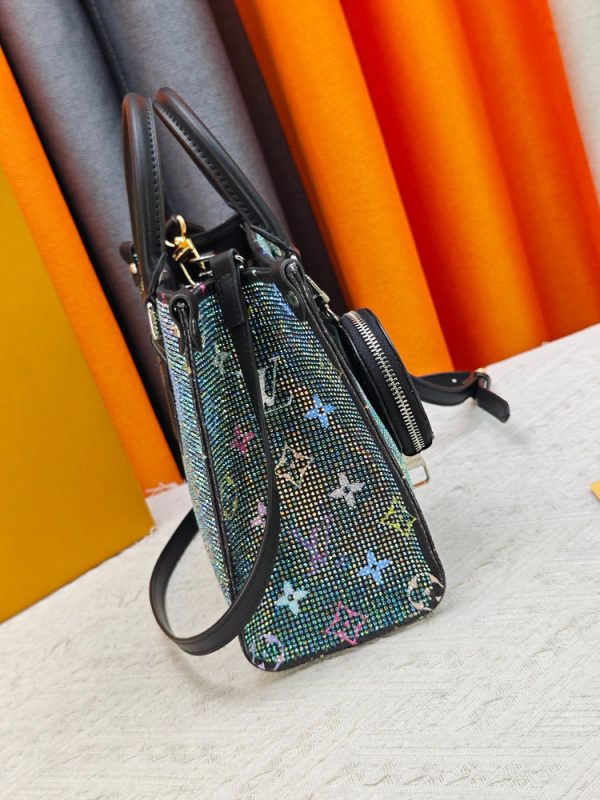 LV OnTheGo PM Rhinestone Monogram Bag M46373 BC LV OnTheGo PM Rhinestone Monogram Bag M46373 BC