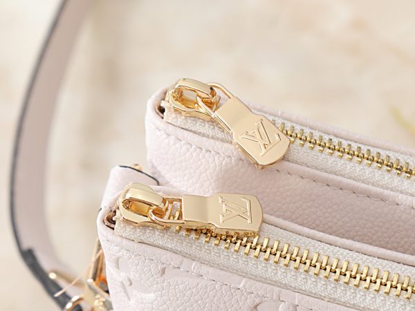 LV Pochette Liv Monogram Empreinte Leather Bag M27719 BC