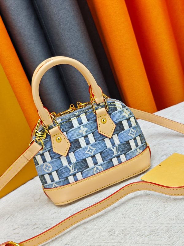 LV Alma Monogram Denim Woven Bag M28902-M53152 BC