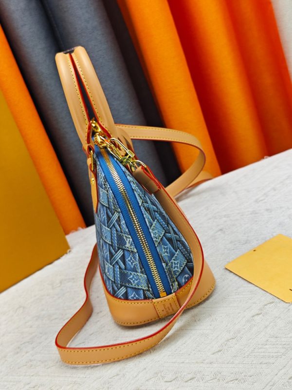 LV Alma Monogram Denim Woven Bag M28902-M53152 BC