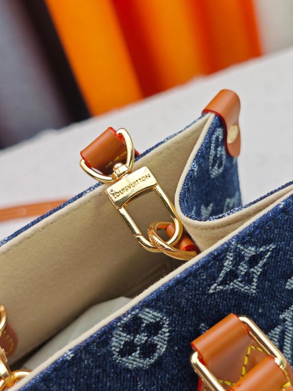 LV OnTheGo PM Monogram Denim Bag M46373 BC LV OnTheGo PM Monogram Denim Bag M46373 BC