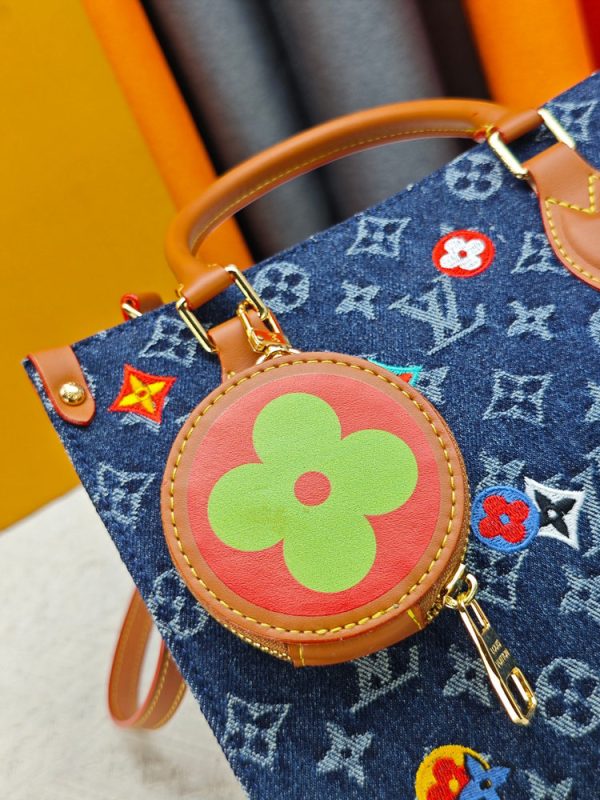 LV OnTheGo PM Monogram Denim Bag M46373 BC LV OnTheGo PM Monogram Denim Bag M46373 BC