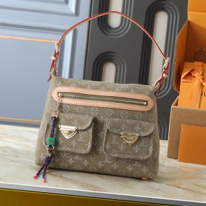 LV Baggy Monogram Denim Green Bag M27328-M27329-M28266 BC LV Baggy Monogram Denim Green Bag M27328-M27329-M28266 BC