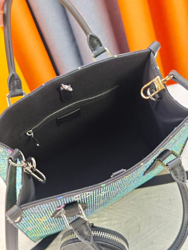 LV OnTheGo PM Rhinestone Monogram Bag M46373 BC LV OnTheGo PM Rhinestone Monogram Bag M46373 BC