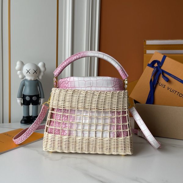 LV Capucines BB Wicker Bag M85481 BC