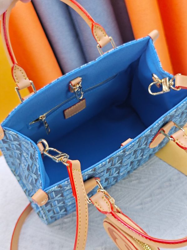 LV OnTheGo PM Monogram Denim Woven Bag M46373 BC