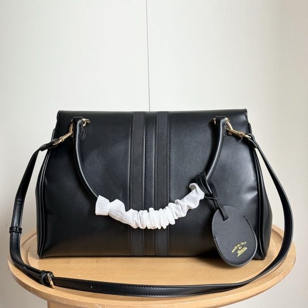 GG Paparazzo Top Handle Bag in Black Leather 875018 BC GG Paparazzo Top Handle Bag in Black Leather 875018 BC