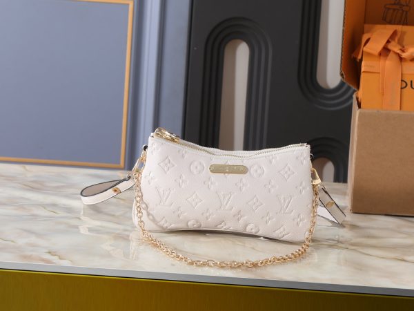 LV Pochette Liv Monogram Empreinte Leather Bag M27719 BC