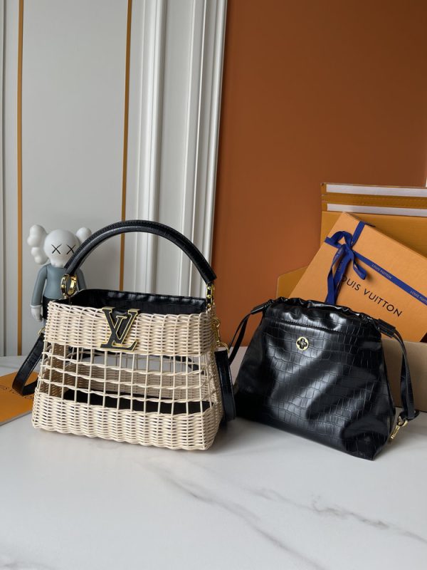 LV Capucines BB Wicker Bag M85481 BC