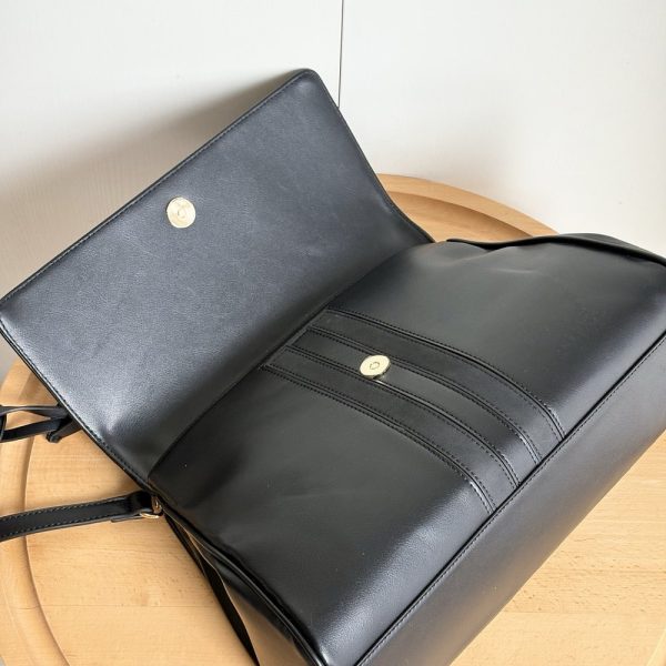 GG Paparazzo Top Handle Bag in Black Leather 875018 BC GG Paparazzo Top Handle Bag in Black Leather 875018 BC