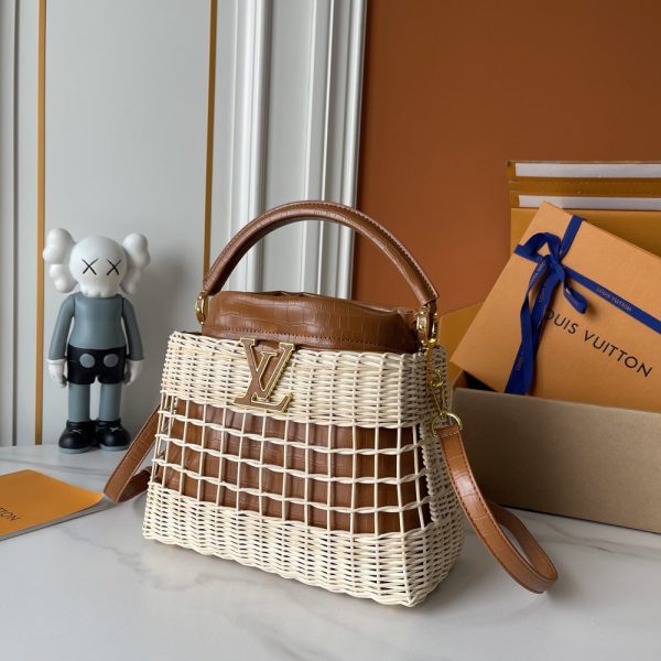 LV Capucines BB Wicker Bag M85481 BC