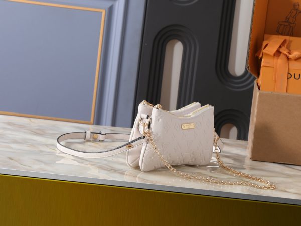 LV Pochette Liv Monogram Empreinte Leather Bag M27719 BC