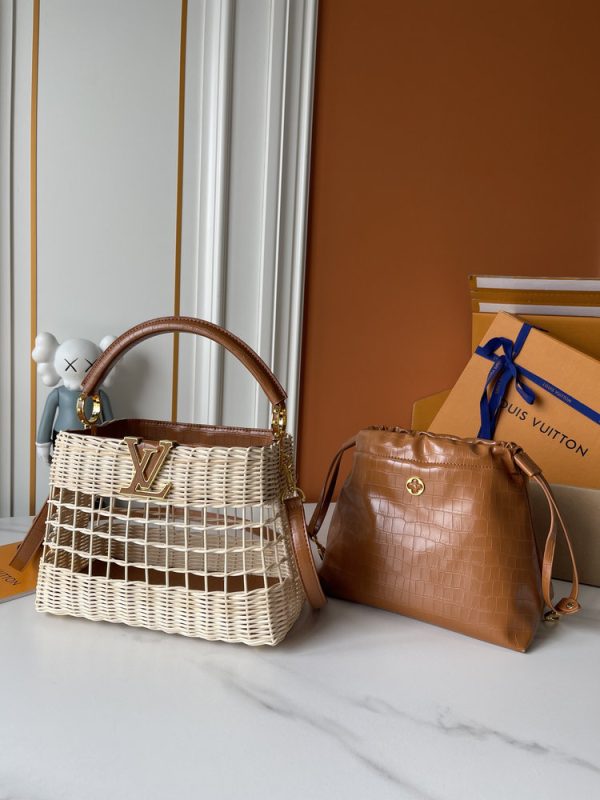 LV Capucines BB Wicker Bag M85481 BC