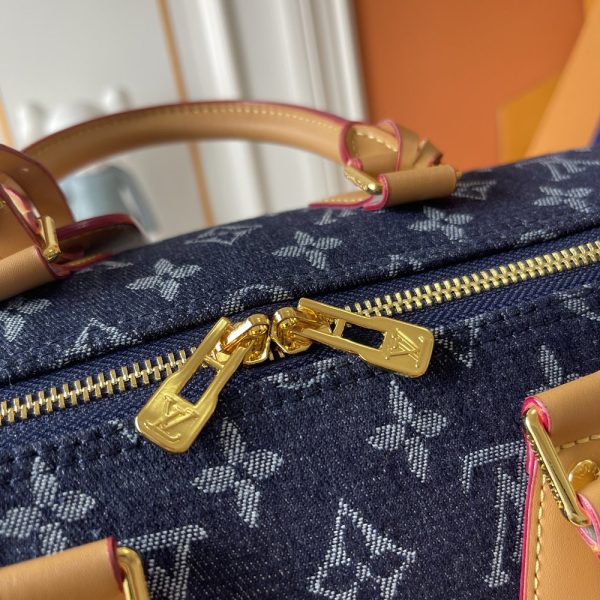 LV Speedy Bandoulière Monogram Denim Patchwork Bag M13282-M15241 BC LV Speedy Bandoulière Monogram Denim Patchwork Bag M13282-M15241 BC
