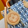 LV OnTheGo PM Monogram Denim Woven Bag M46373 BC