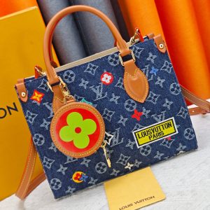 LV OnTheGo PM Monogram Denim Bag M46373 BC