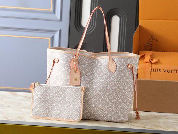 LV Neverfull MM Monogram Jacquard Bag M2A381-M40995 BC LV Neverfull MM Monogram Jacquard Bag M2A381-M40995 BC