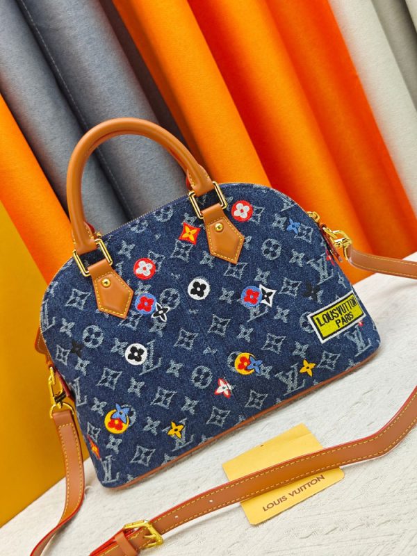 LV Alma PM Monogram Denim Patches Bag M53152-M53151 BC