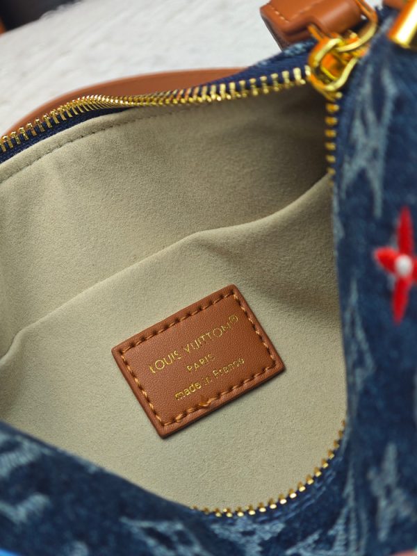 LV Side Trunk PM Monogram Denim Bag M26287-M46358 BC LV Side Trunk PM Monogram Denim Bag M26287-M46358 BC