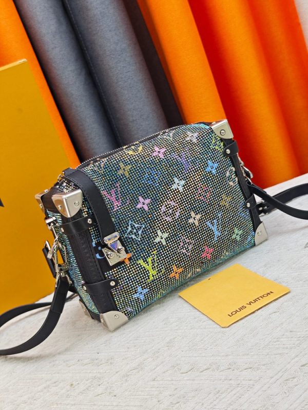 LV Side Trunk Rhinestone Monogram Bag M46907-M46358 BC LV Side Trunk Rhinestone Monogram Bag M46907-M46358 BC