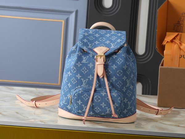 LV Montsouris PM Monogram Denim Bag M11197-M11198 BC